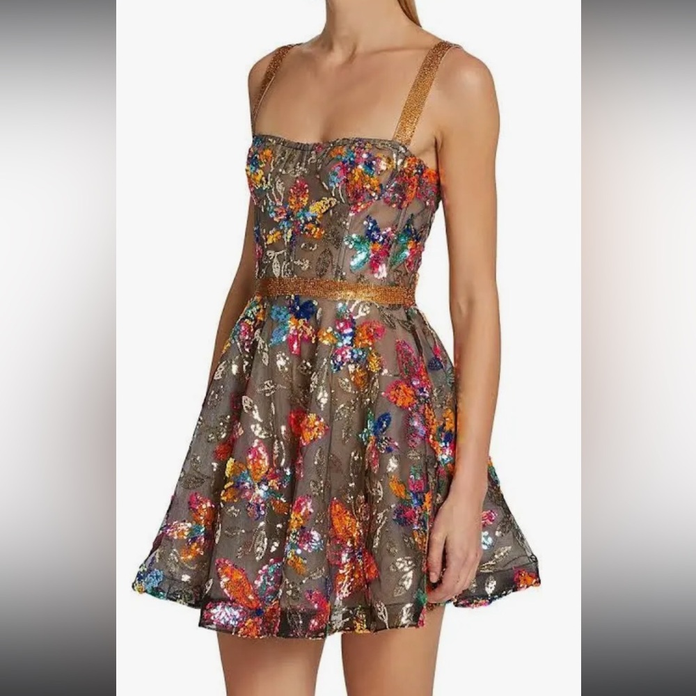 Bronx and Banco mademoiselle mini sequined dress size L